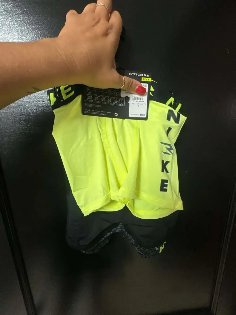 Nike Boys' Dri-FIT Micro Stretch Boxer Briefs 3-Pack, Youth Medium